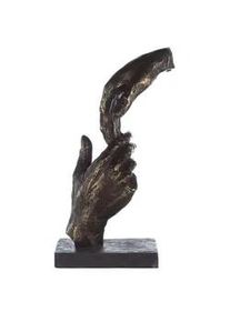 Skulptur Bronzefarben