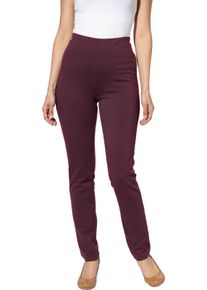 Dames Sweatlegging met zacht opgeruwde binnenzijde bordeaux Maat 42