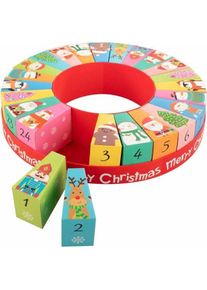 Idena Adventskalender zum Selbstbefüllen Ø31,5cmx6,5cm