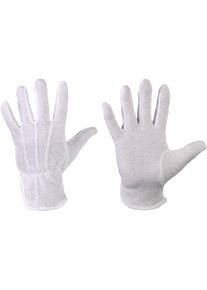 FELDTMANN, Schutzhandschuhe, Handschuhe CLASSIC BAOTOU Gr.7 wei/wei EN 420 PSA I STRONGHAND - VPE: 12 (7)