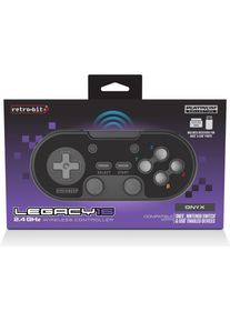 retro-bit Legacy 16 Wireless - Black - Gamepad - Nintendo Switch (Switch), Gaming Controller, Schwarz