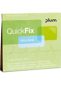 Plum, Pflaster, Detectable Pflaster Nachfüllpack, für QuickFix (45 x)