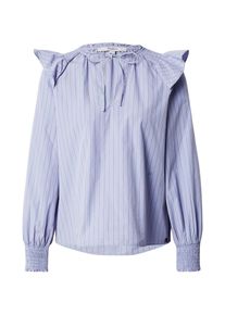 Pepe Jeans Kvinnor Blus 'Marcy' ljusbl&aring; / burgunder Storlek L