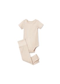 Tchibo - Baby-Body und -Leggings - Baby - Gr. 62/68 - creme