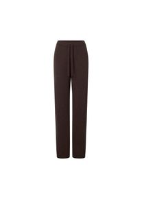 Tchibo - Loungewearhose mit Cashmere - Damen - Gr. XL - dunkelbraun