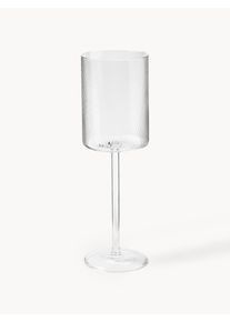 Copos de vinho branco artesanais Limon, conjunto de 4 Transparente Vidro Ø 7 x Alt 21 cm | Westwing Collection