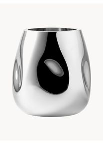 Wazon ze szkła dmuchanego Mirror, W 17 cm Srebrny Szkło Ø 16 x W 17 cm | Westwing Collection