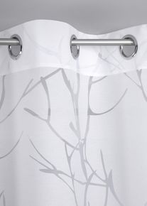 bonprix Perdea cu model (1buc/pac), alb, Î/Lă: 145/140 cm