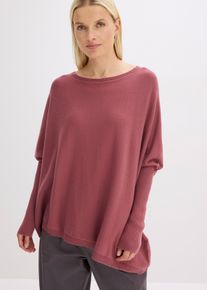 bonprix Mujer, Jersey de punto fino de mezcla de viscosa, púrpura, 44/46