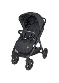 Jimmylee Buggy , Schwarz , Textil , 58.5x106x94 cm , EN 1888 , Fußstütze abklappbar, kugelgelagerte Räder, 5-Punkte-Gurt, Doppelbremse, Griff in