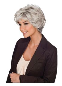 Damen Perücke Mona in hellgrau ,Größe 0, WITT, 100% Sonstiges