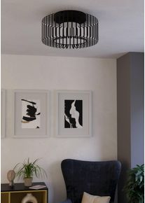 Illuminazione Eglo GINESTRONE-Z Plafoniera, Applique LED Nero, 1-Luce, Cambia colore