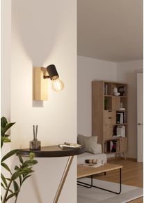 Eglo Leuchten EGLO TOWNSHEND 3 Wandleuchte Braun, Schwarz