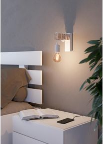 Illuminazione Eglo TOWNSHEND Applique Bianco, 1-Luce