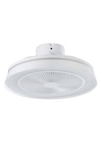 Eglo Leuchten EGLO VALLONIA 1 Leuchte mit Ventilator LED wei&szlig; matt, Fernbedienung, Farbwechsler