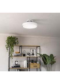 Eglo lights mit Ceiling fan light LED matt white, Remote control
