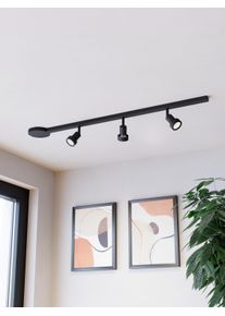 Eglo Leuchten EGLO EASYT SET 3 SPOTS System Deckenleuchte Schwarz