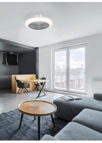 Eglo lights mit Ceiling fan light LED grey, white, Remote control