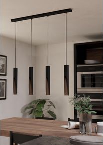 Illuminazione Eglo BARBOTTO Lampadario a sospensione LED Marrone, Nero