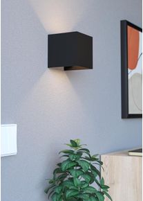 Illuminazione Eglo RINCINE Applique LED Nero, Sensori di movimento, Telecomando