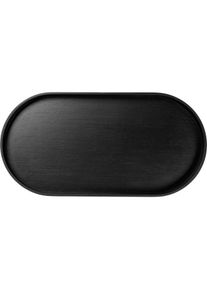 Asa tablett, oval, schwarz, l