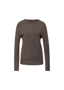 Sweter Street One z wywiniętym brzegiem - dla pań - rozmiar 40 - kolor: brązowy