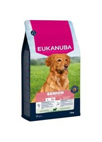 eukanuba nourriture s&egrave;che pour chien, senior, grand, Agneau 12 kg