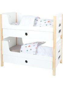 Small Foot Puppenhochbett Little Button | white