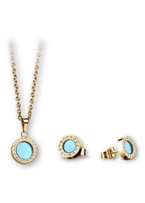 Bering | Sieradenset | Arctic Symphony | goud gepolijst | 427-707-Arctic-Blue-Gold