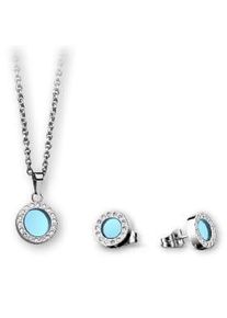 Bering | Sieradenset | Arctic Symphony | zilver gepolijst | 427-707-Arctic-Blue