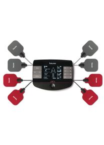 Beurer, TENS-EMS-Ger&auml;t &raquo;EM 89 in 4-in-1 Funktion: TENS, EMS, Massage, W&auml;rme&laquo; Mit 8 Elektroden f&uuml;r eine gro&szlig;fl&auml;chige Anwendung auch am R&uuml;cken, schwarz,