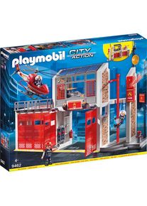 Playmobil , Konstruktions-Spielset »Große Feuerwache (9462), My Action Heroes« Made in Germany , bunt
