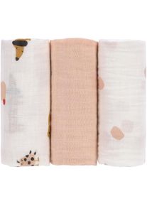 Lässig LÄSSIG , Stoffwindeln »Little Mateys, Einschlag- und Mulltuchset M, Spicy Orange« Set, 3 Stk. tlg. , Spicy Orange