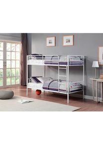 ATLANTIC HOME COLLECTION , Etagenbett »Adam« teilbar zu zwei Einzelbetten , weiß