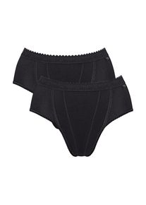 Sloggi , Juegendliche , Shapingslip »Control« 2er Pack, formend, Baumwollmix, weich, elastisch , BLACK , 44 , 44 , Taillenslips von Sloggi
