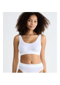 Sloggi , Bustier »Double Comfort T« mit verstärktem Brustbereich, weich, atmungsaktiv , WHITE , N-Gr , 40 -N-Gr