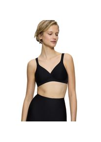 Triumph , Bügelloser BH »Modern Soft+Cotton N« mit dezenten Streifen , BLACK , Cup D , 105 -Cup D , 105 , BH ohne Polsterung und ohne Bügel
