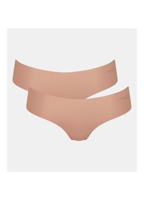 Sloggi , Juegendliche , Hipster »ZERO Microfibre 2.0« 2er Pack, nahtlos, unsichtbar, ultraleichte Mikrofaser , Cameo brown , S , S , Damen-Slip von...