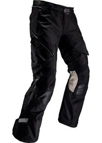 Leatt Adventure MultiTour 5.5, pantaloni tessili impermeabili , colore: Nero/Oro , dimensione: XL