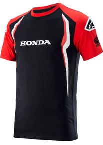Alpinestars Honda Teamwear, maglietta , colore: Rosso/Nero , dimensione: 5XL