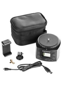 MANTONA Turnaround 360 Advanced 3 (Panoramakopf), Stativkopf, Schwarz