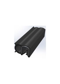 realspace Pro RS PRO Black EPDM Edging Strip, 20m - 6191562