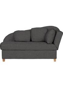 Novel Liege , Anthrazit , Textil , Buche , Füllung: Vlies , 180x97x85 cm , Made in Eu , Liegefunktion, Armteil rechts , Wohnzimmer, Sofas & Couches, Schlafsofas, Polsterliegen