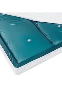 Beliani Wasserbettmatratze Voll beruhigt 160/200/20 cm Dual , Blau , Textil , 160x200 cm , Schlafzimmer, Matratzen Shop, Matratzen