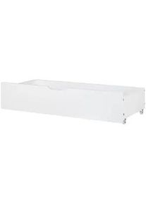Beliani Bettschublade 2er set Weiß Olendon , Holzwerkstoff , Schlafzimmer, Betten