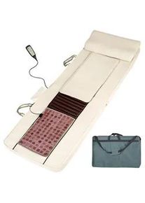 TecTake Shiatsu-Massagematratze ,186,5 x 60 x 11 cm,beige , Beige , Textil , 60x11x186.5 cm , Ce , Freizeit, Wellness, Körperpflege, Wohlfühlprodukte