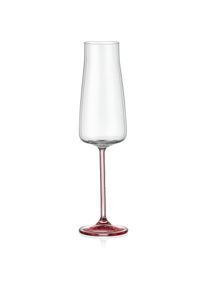 BOHEMIA CRISTAL Selection Sektkelch Alex rose, Weingläser, Transparent
