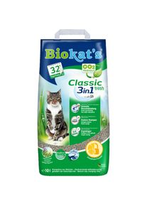 Biokat's Classic Fresh 3in1 (Parfümiert, Klumpend, 10 kg), Katzenstreu