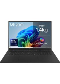 LG 17Z90TL-G (16 GB, 17", 512 GB, Nummernblock), Notebook, Schwarz