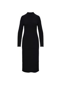 s.Oliver, Damen, Kleider, Kleid Strick-Kleid mit Stehkragen, Schwarz, (38)